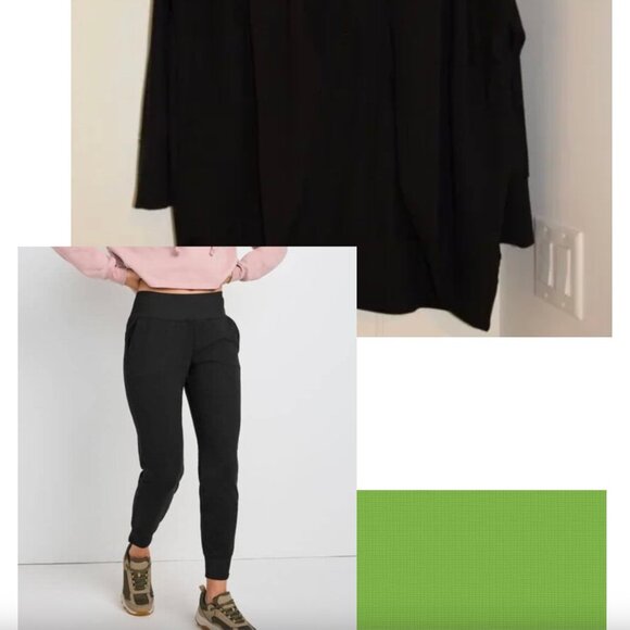 SET ofJogger & Cardi by Jockey BLACK M NEW without Tags - Picture 1 of 7